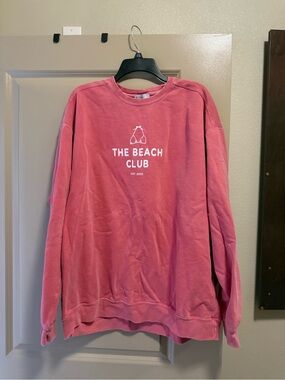 Women's Pink Crewneck Sweatshirt